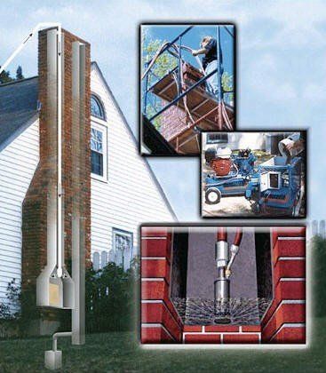 Furan Flex insert - Chimney Restoration in Clifton, NJ