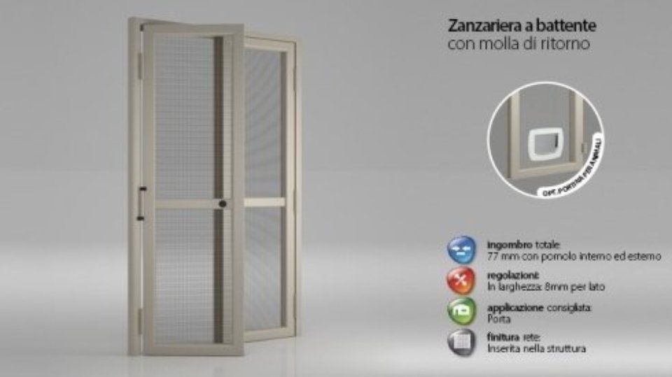 zanzariere su misura per balconi