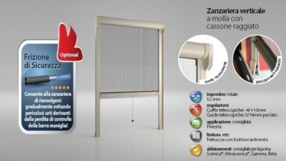 zanzariere regolabili