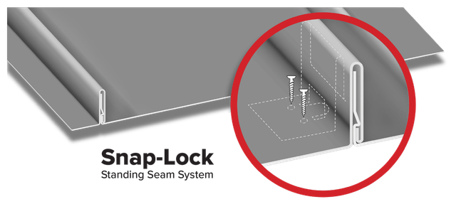 Standing Seam Snap Lock Panels - Clip Series - Integrity Metals