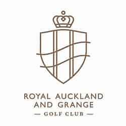 the logo for the australian golf club shows a letter a and a letter g .