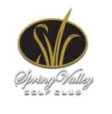 a logo for the spring valley golf club