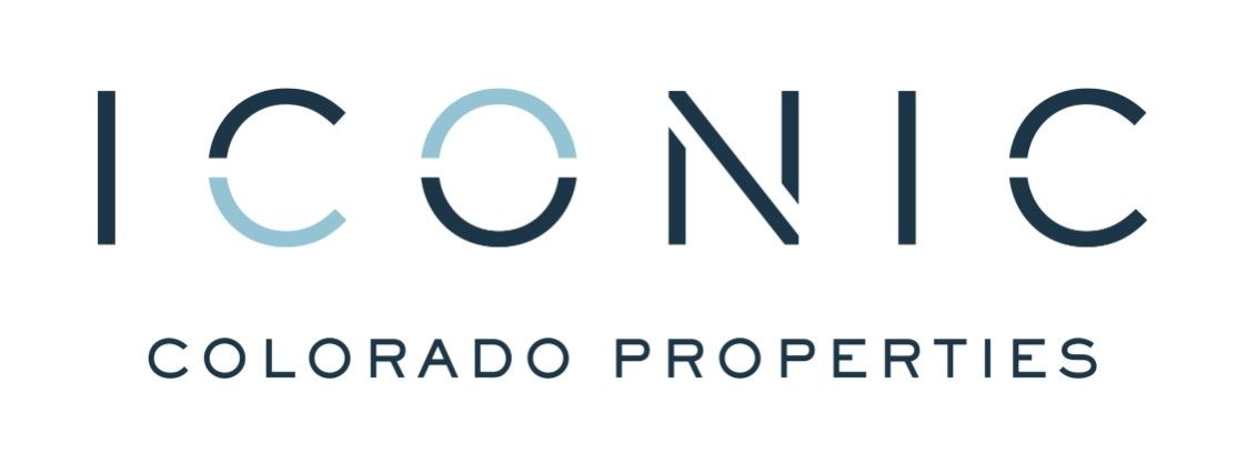 Iconic Colorado Properties logo in blue and gray text on a white background