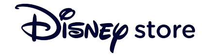 Disney store logo in dark blue script.