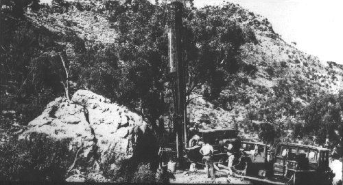 Flinders Ranges Arkaroola history- Mount Gee workers