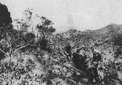 Flinders Ranges Arkaroola history- workers in the hills
