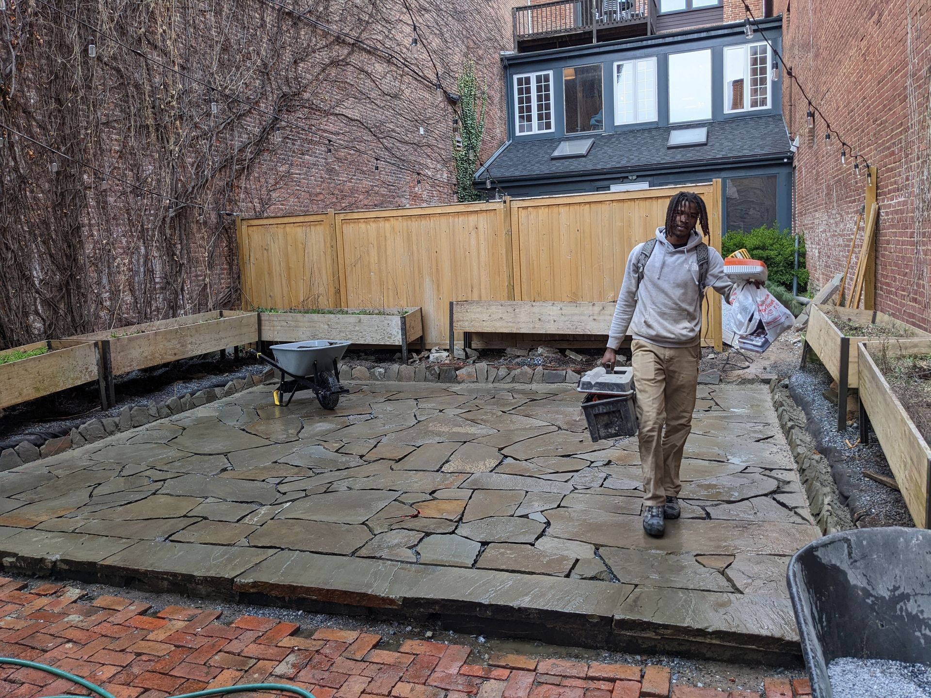 Newly Construct Patio — Lancaster, PA — Paradise Plants & Patios