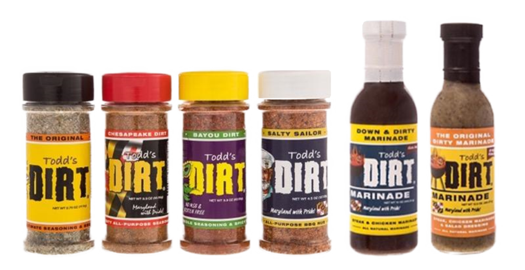 Todd's Dirt Seasoning Line Up photo