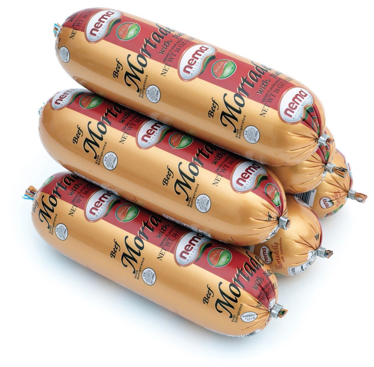 NEMA Mortadella Pistchio, 450g, Italian Deli,