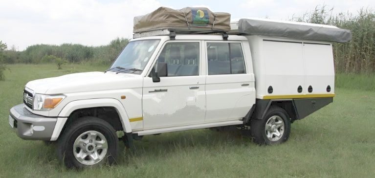 Image of a Toyota Land Cruiser Double Cab 79 series 4wd Camper