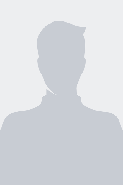 Gray generic person silhouette avatar on a light gray background