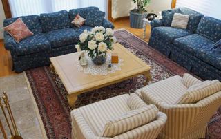 Living Room — Persian Rug Restoration in Del Mar, CA