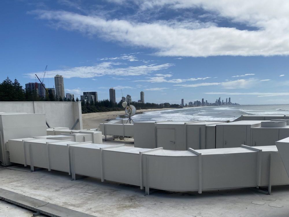 Color Surfmist Commercial Area — Roofers in Bonogin QLD