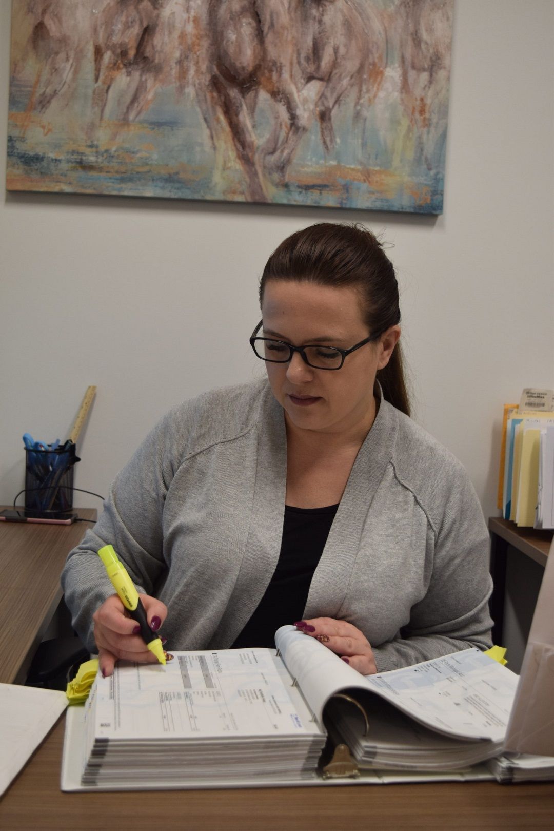 Woman Wearing Eyeglass — Glendale, CA — Integrity Accounting Solutions