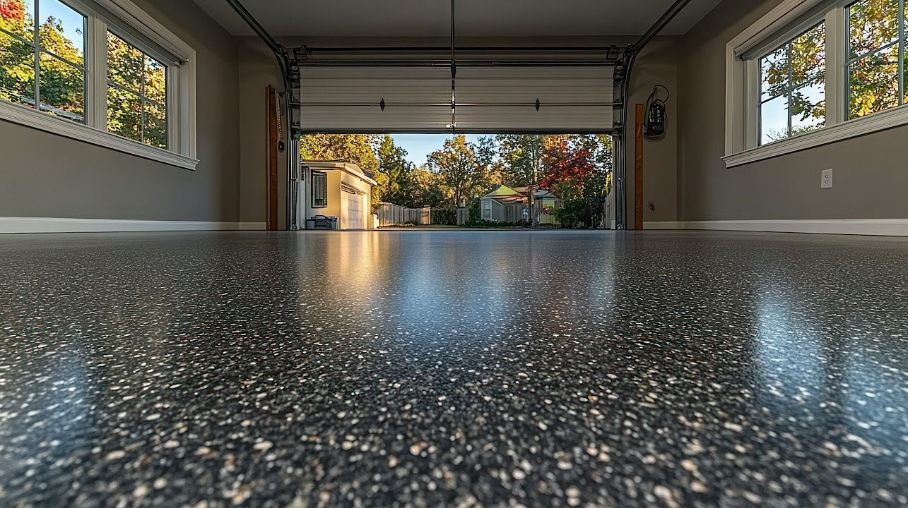 Garage Coating in early morning to be the summer heat in Denver and Colorado Springs
