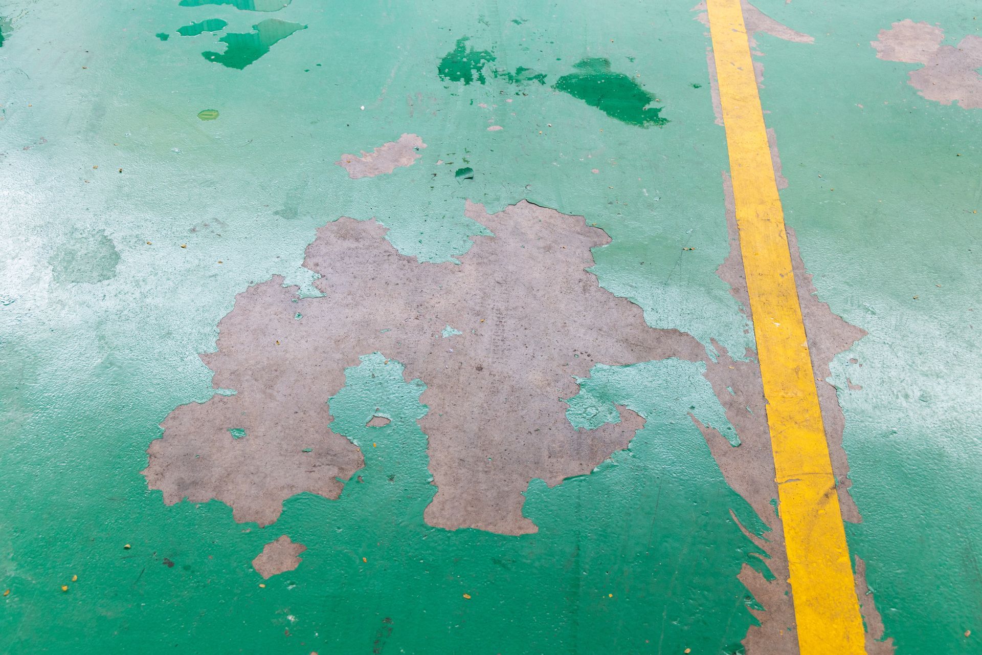 peeled floor coatings