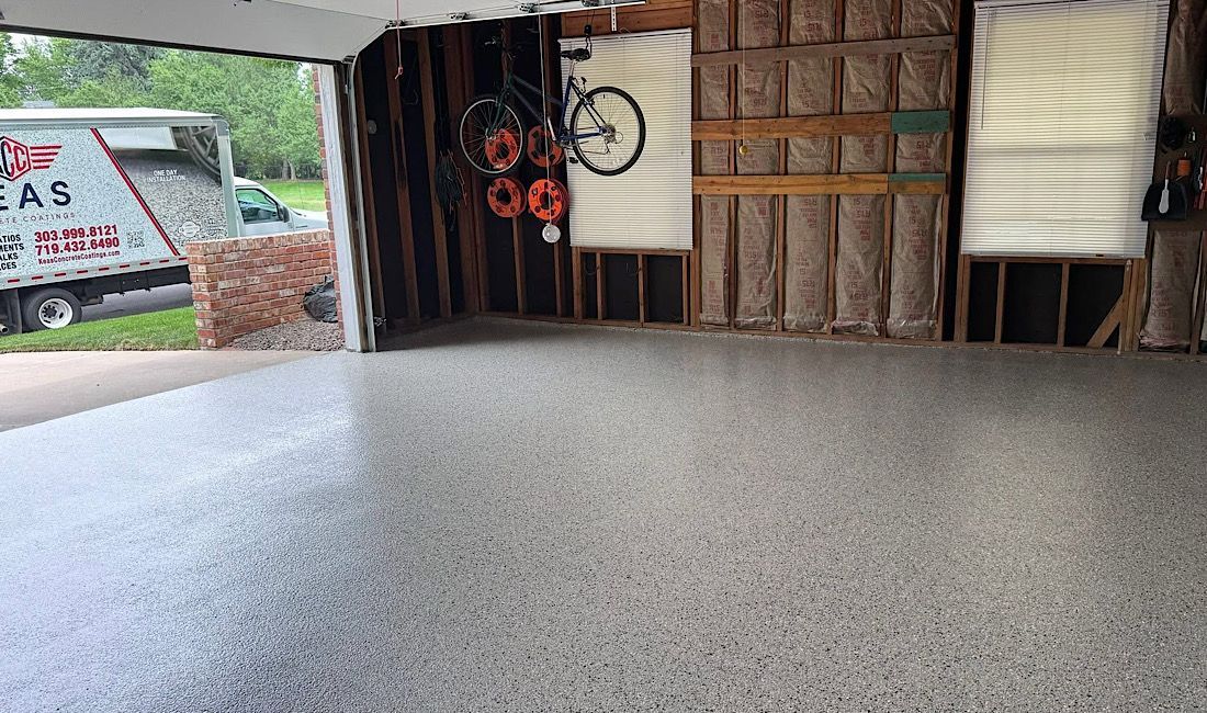 Colorado winters can put concrete to the test. Get your garage coated before the cold season hits.