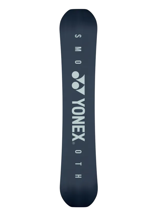 Ein grünes Snowboard mit dem Wort „Smooth“ darauf