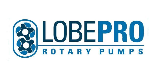 LobePro logo: blue gears inside a white oval;