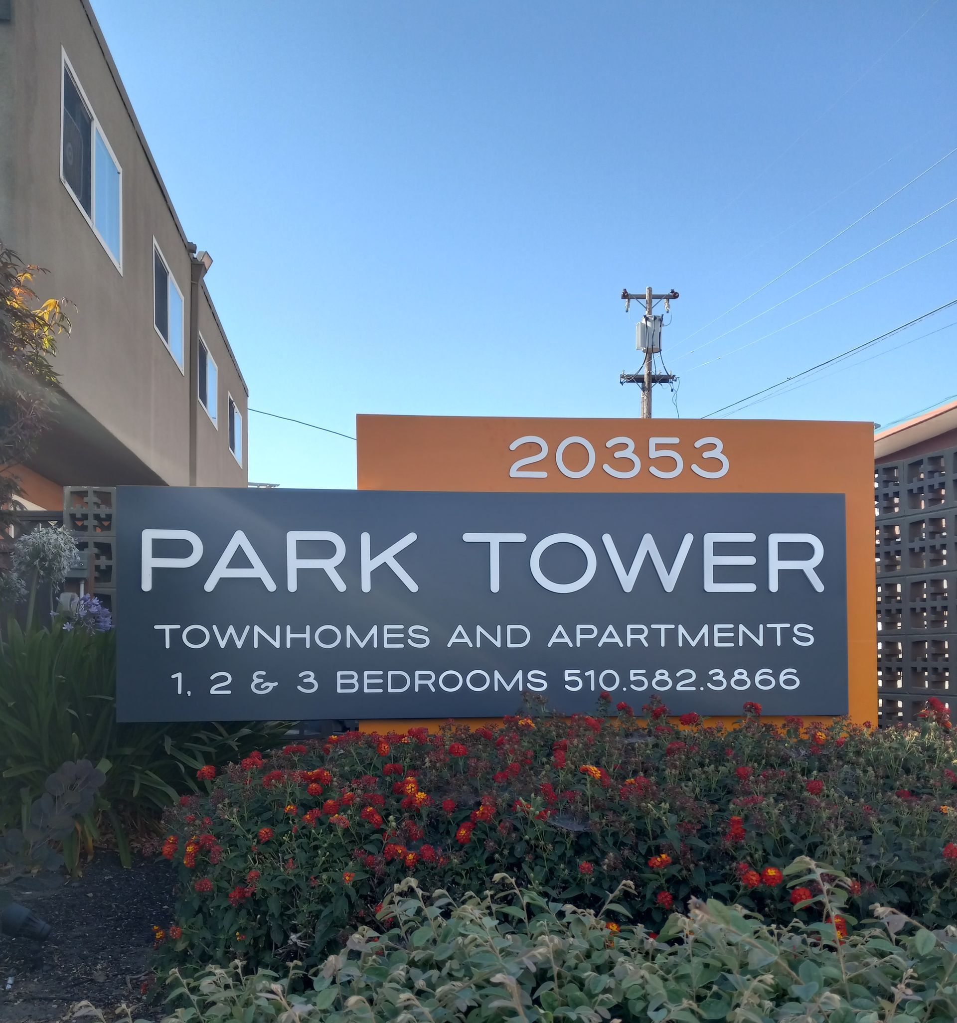 Park Tower sign