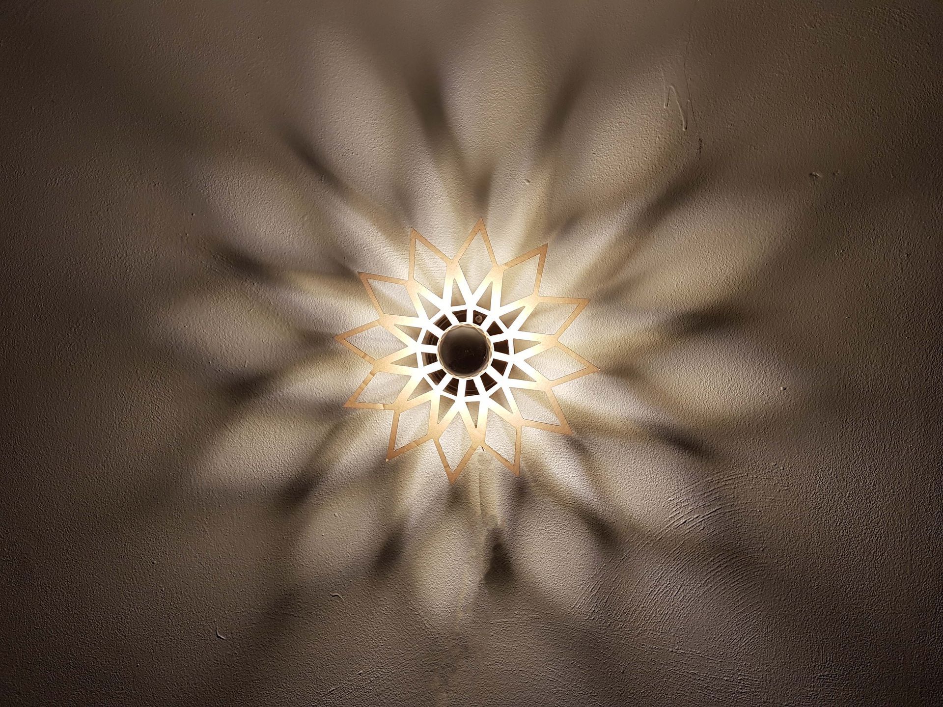 Spacious joy schaduwlamp frequentielamp spirituele mandala wandlamp