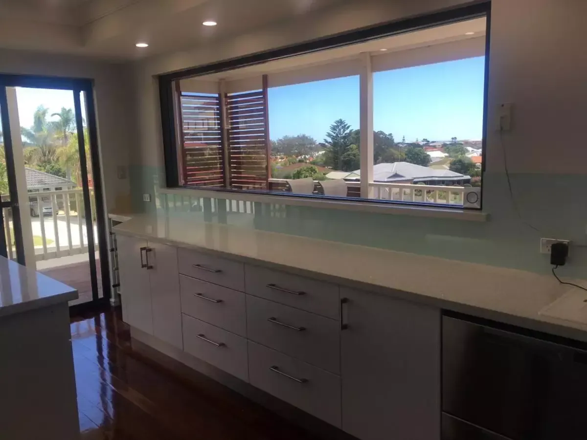 Long White Cabinet — Mandurah, WA — Mr Kitchens and Cabinets
