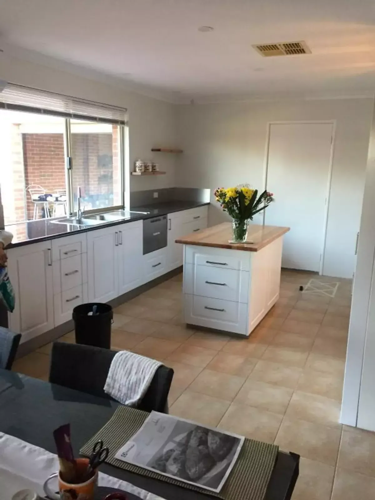 Custom White Kitchen Cabinet — Mandurah, WA — Mr Kitchens and Cabinets