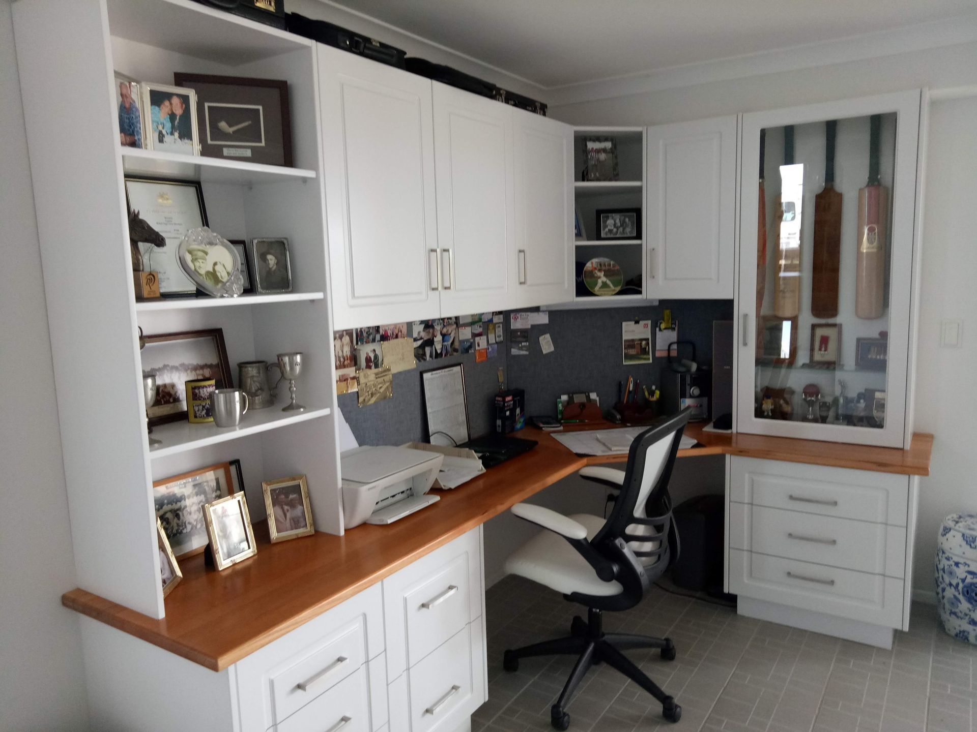 Living Room With Long Table And Cabinets — Mandurah, WA — Mr Kitchens and Cabinets
