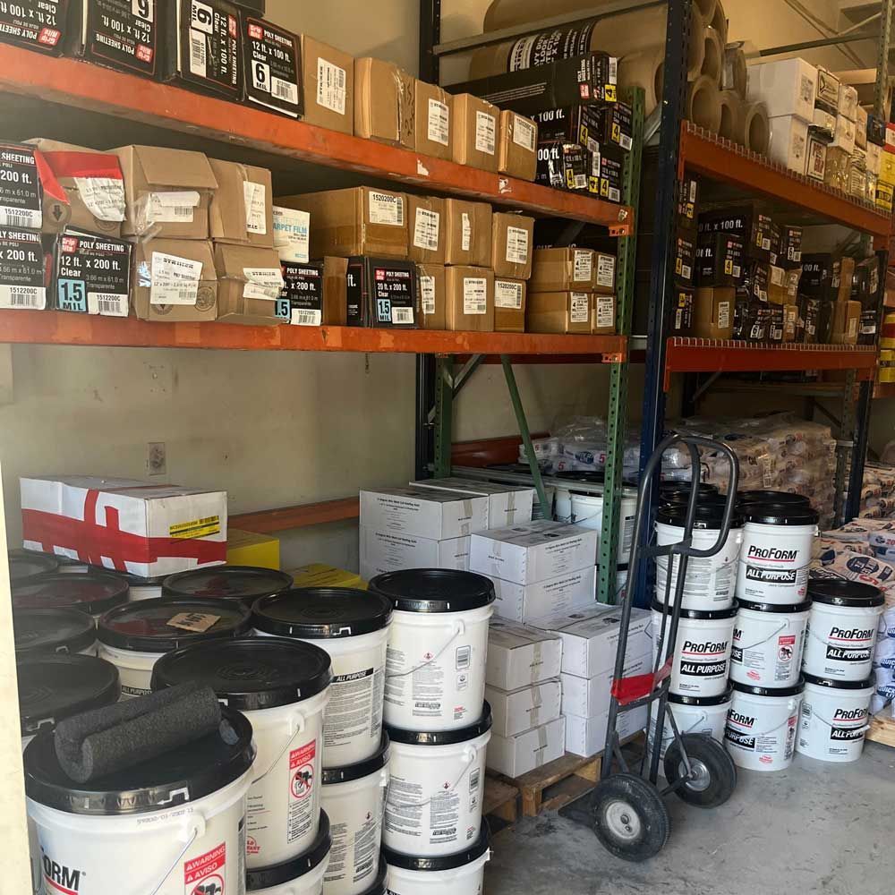 Buckets of Joint Compound — Naples, FL — United Construction Fasteners