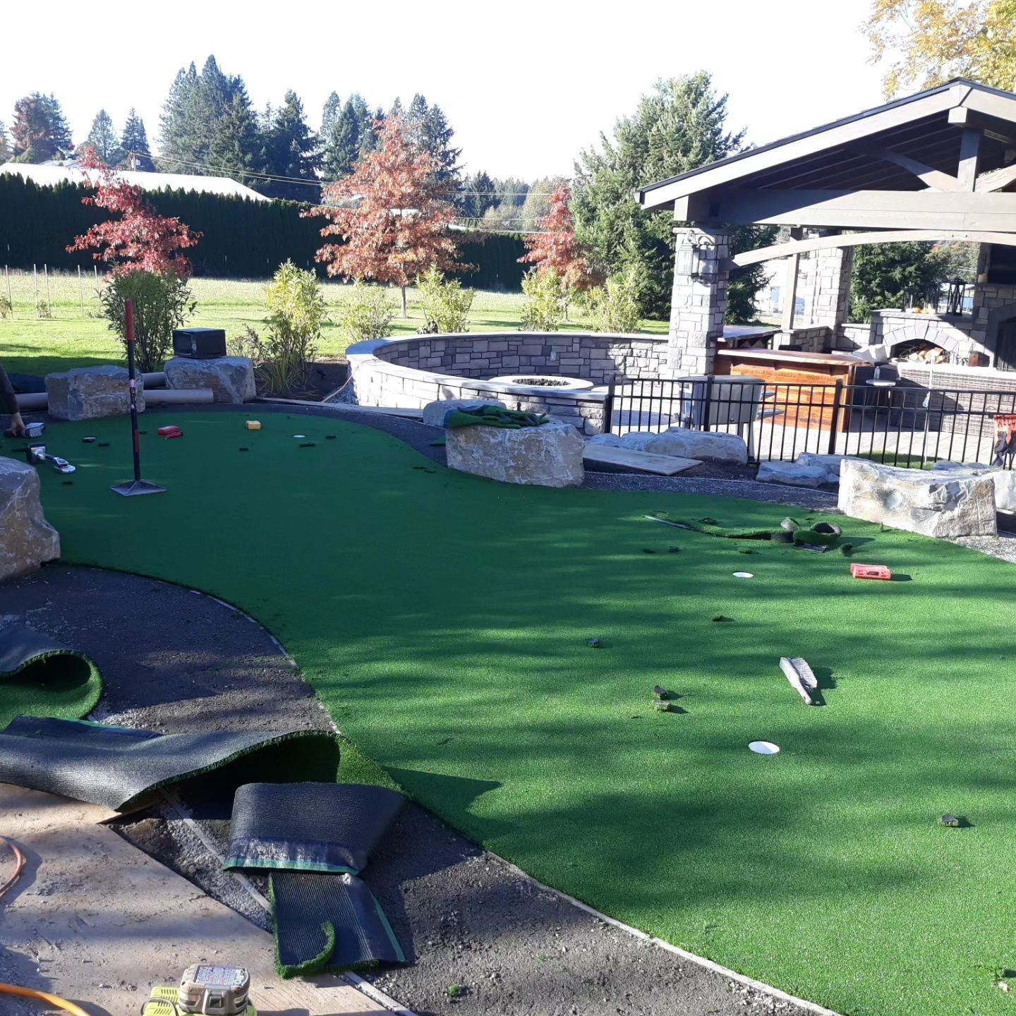 Backyard — Vancouver, WA — MR “G” Landscaping LLC