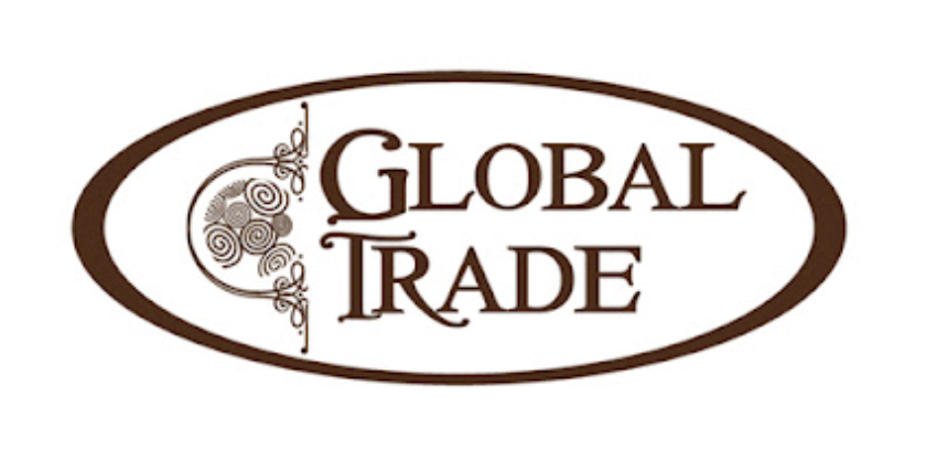 Un logo marrone con bordo ovale, recante la scritta