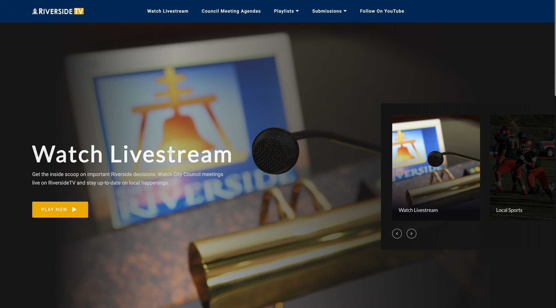 riversidetv home screenshot