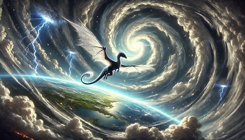 Air Dragon in a Tornado Vortex