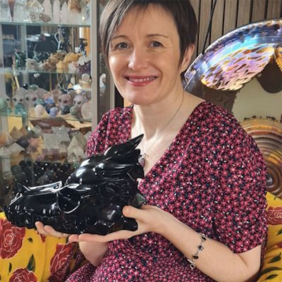 Alphedia with Rafundus Crystal skull Alphedia with Rafundus Crystal Skull