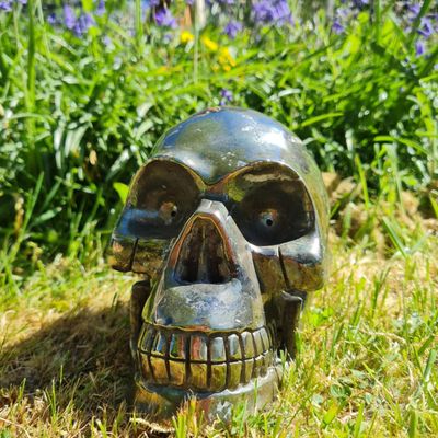 Iron Pyrite Crystal Skull Stellar Gateway Chakra upgrade Remote Healing