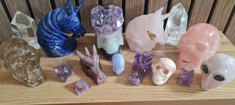 Clear Quartz Crystal Skulls