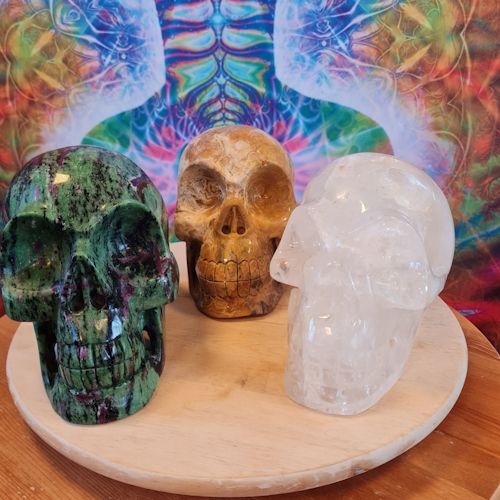 Crystal Skull remote healings & shop