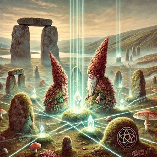 Gnomes working with the Leylines Gnomes working with the Leylines