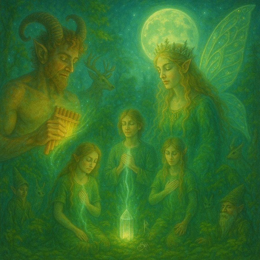 Great God Pan & Fairy Queen Titinius