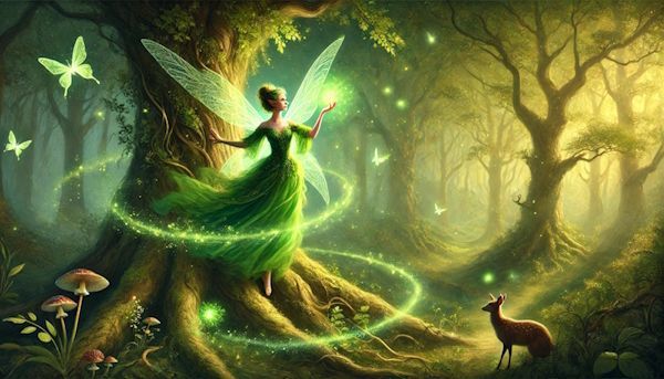 Fairy in Woodland