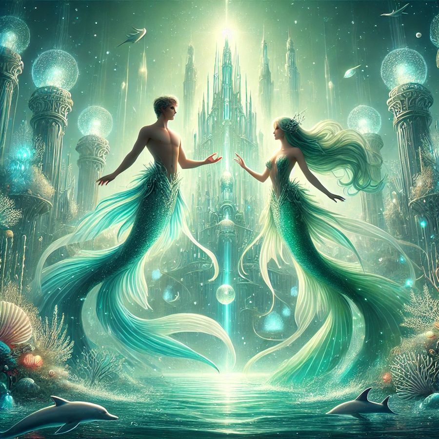 Male and Female Mer People