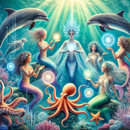 Mermaid Healing Light