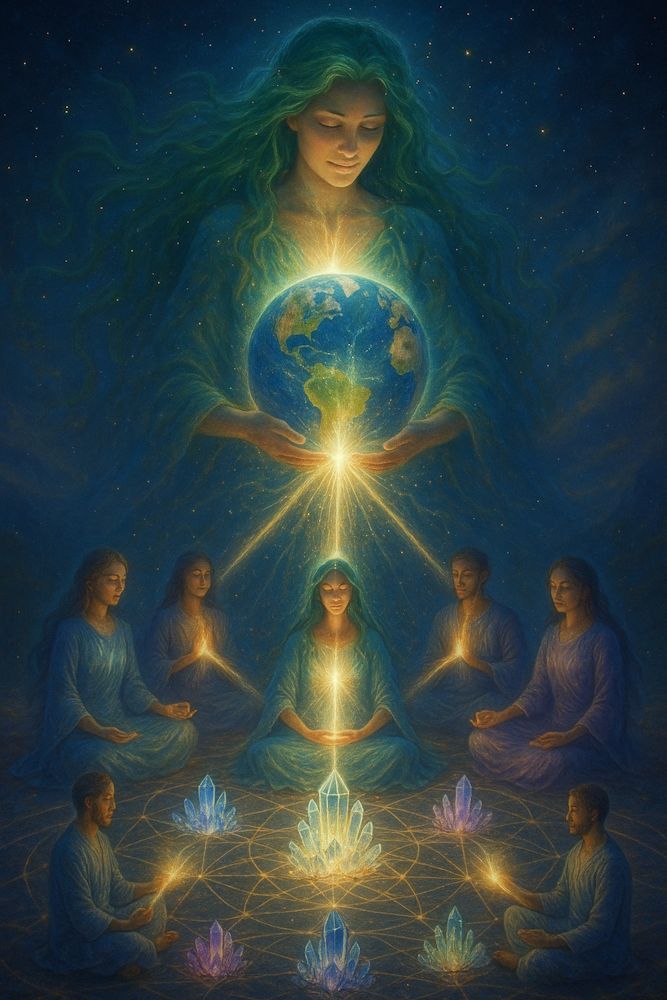 Mother Earth Healing Crystal Grids