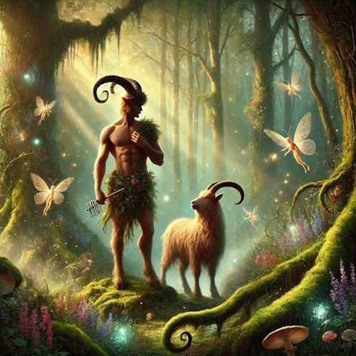 Great God Pan with Elementals Great God Pan with Elementals