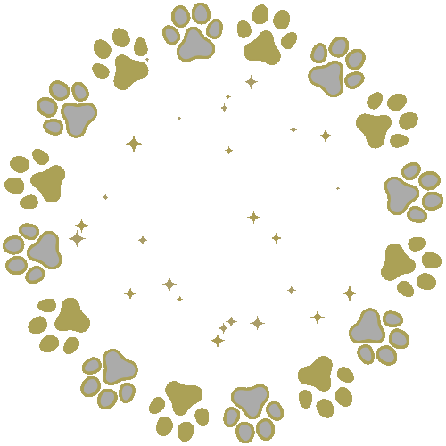 Paw Circle & Stars