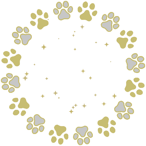 Paw Circle & Stars