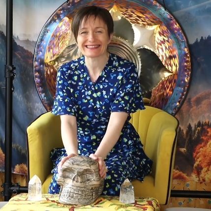Alphedia Channelling Sherling Crystal Skull