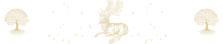 Stag with Trees Banner Stag with Trees Banner
