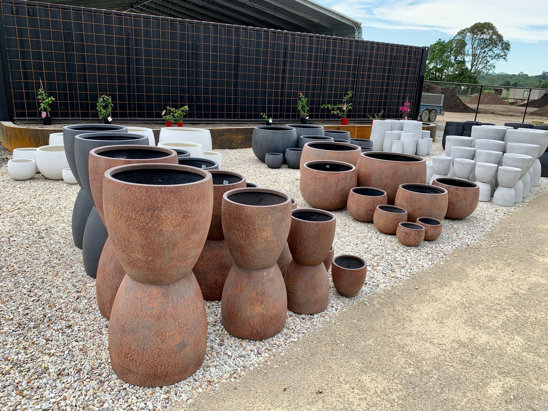 Glazed Pots— Landscaping Supplies in Myocum, NSW