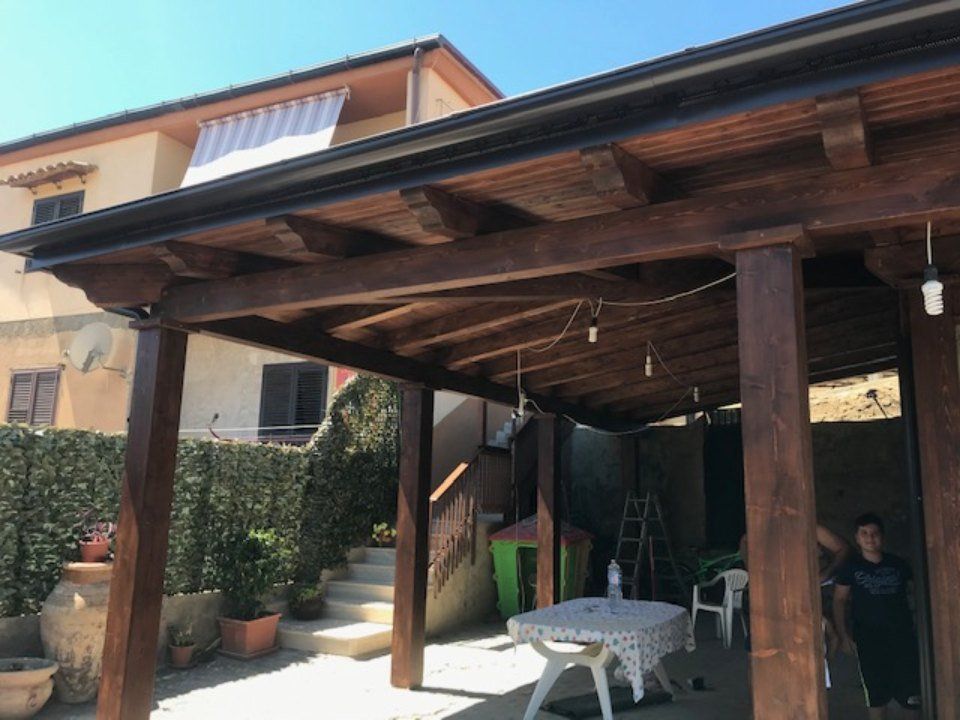 Pergolato in legno